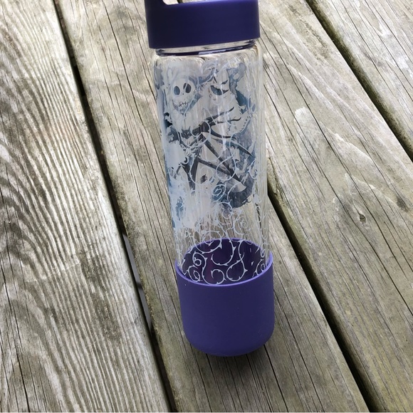 Night before Christmas - JACK WATER BOTTLE / Glass 20 ounces / Disney - Picture 7 of 8